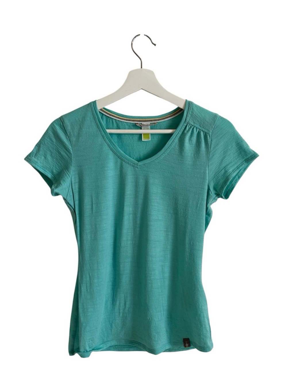 Smartwool Merino Wool V Neck Short Sleeve Tee Shirt Tee